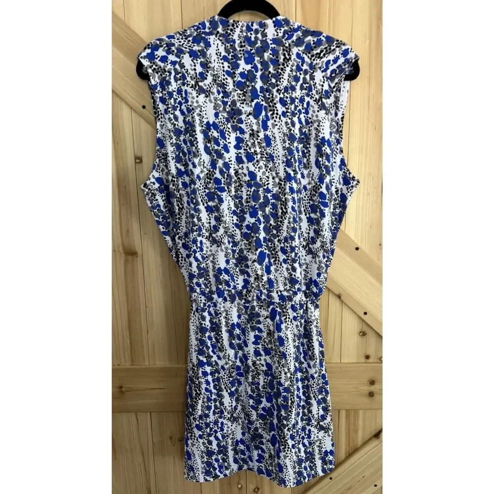 2 - IBKUL Sleeveless Golf Dresses 1 Eva & 1 Blue Kamila Drawstring UPF 50+ Sz XL